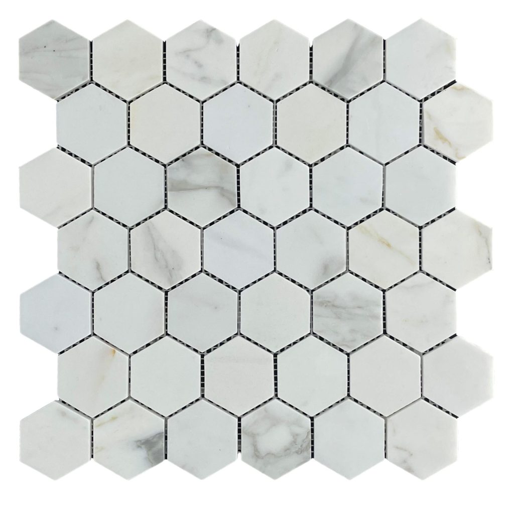 HEXAGON CALACATTA GOLD HONED Royaltiles