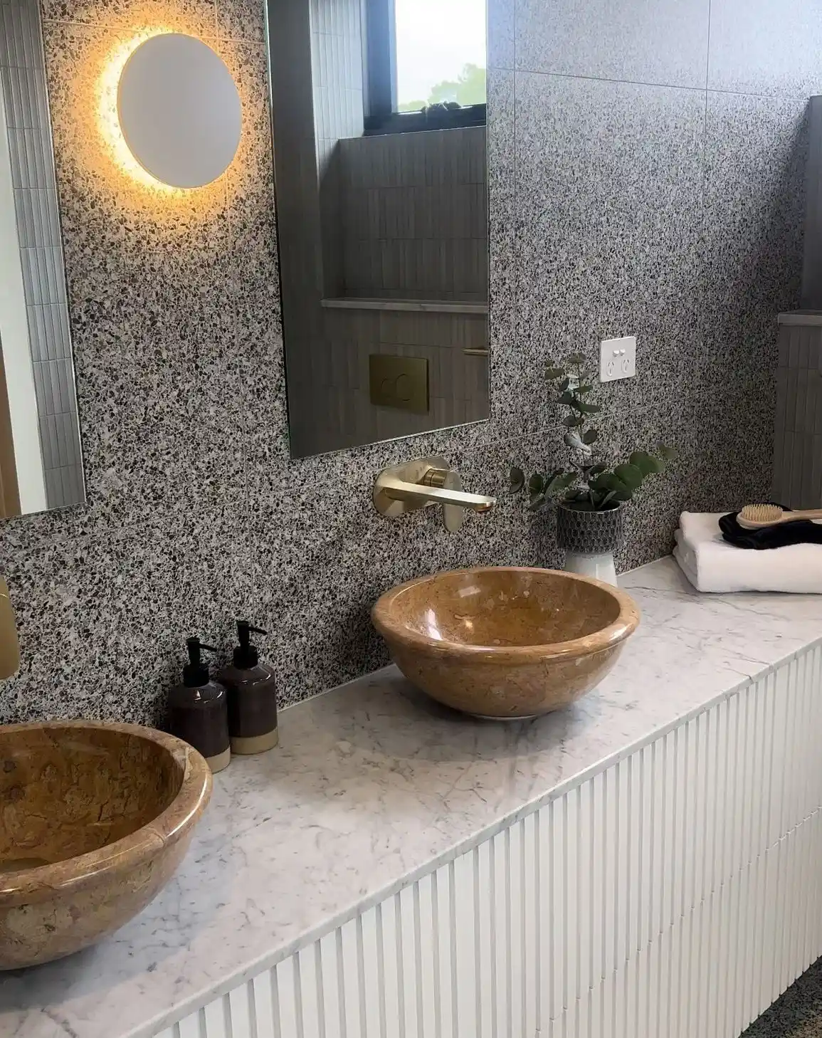 terrazzo bathroom tiles