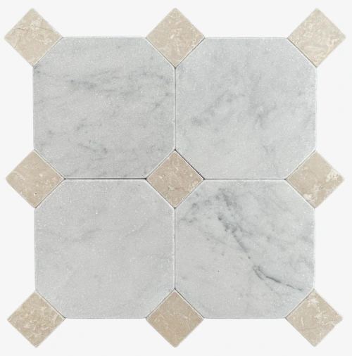 BOTTICINO SQUARE TUMBLED Design Mosaic