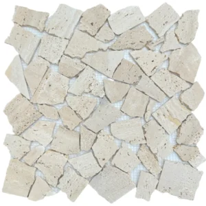 CRAZY ROME TRAVERTINE HONED Design Mosaic