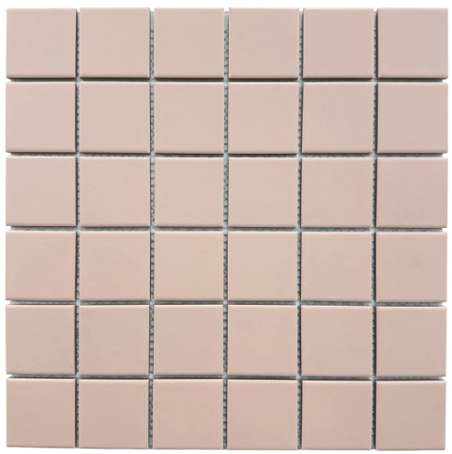 Pink square mosaic tiles