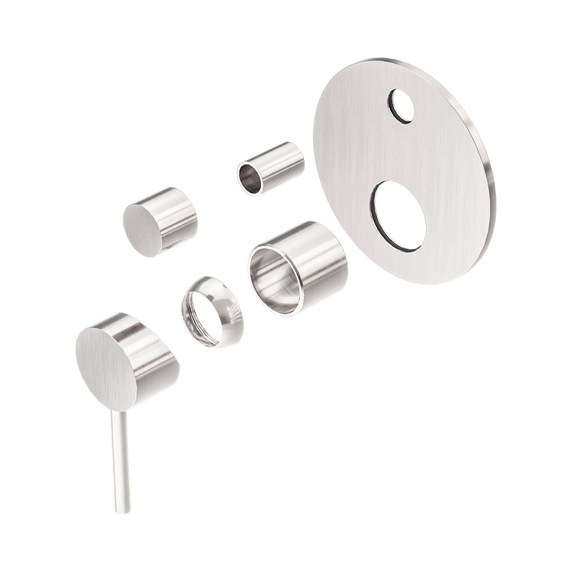 Dolce Shower Mixer With Diverter Trim Kits Only Brushed Nickel - Image 1